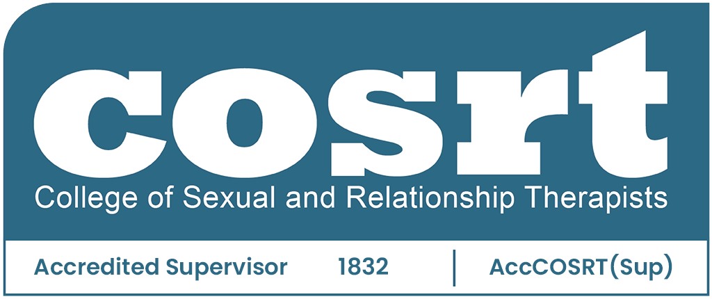COSRT logo: white text on blue background.