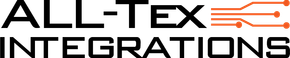 A logo for all tex integrations is shown on a white background.
