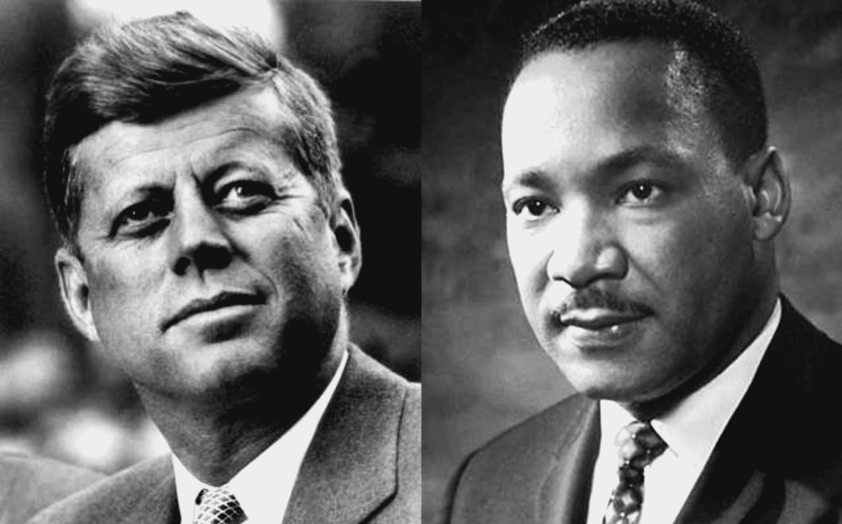 Examining the speeches of Martin Luther King and John F Kennedy