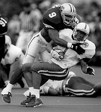 Percell Gaskins is one of the hardest hitters in K State history