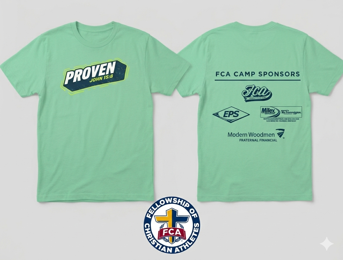 Central Ohio FCA Summer Camp T-Shirts