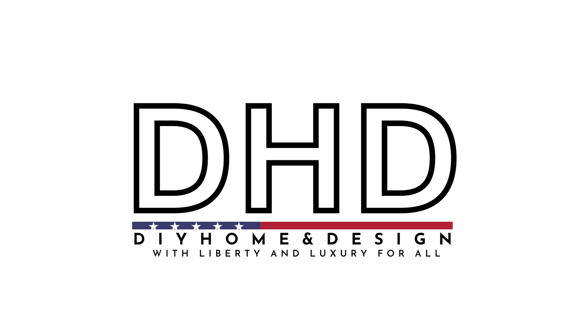 Dhd diy homes and design logo on a white background