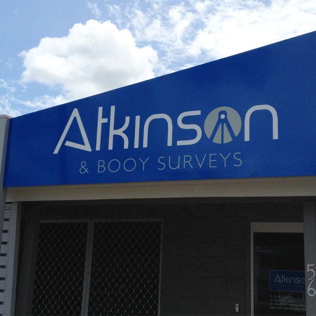 Building Signage — Townsville, QLD — Atkinson Surveys