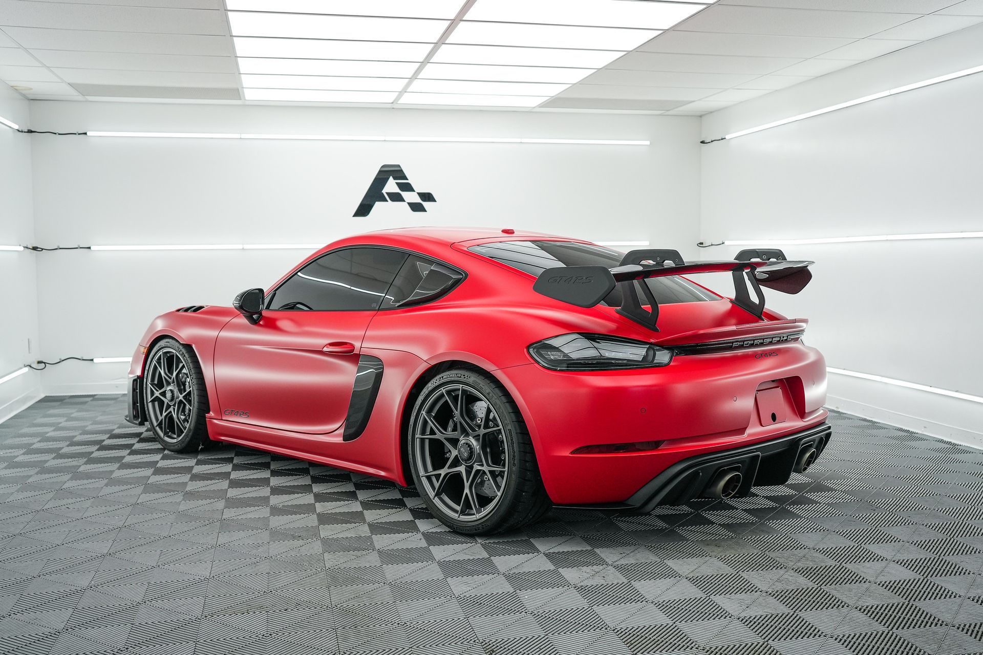 Porsche installation of clear bra