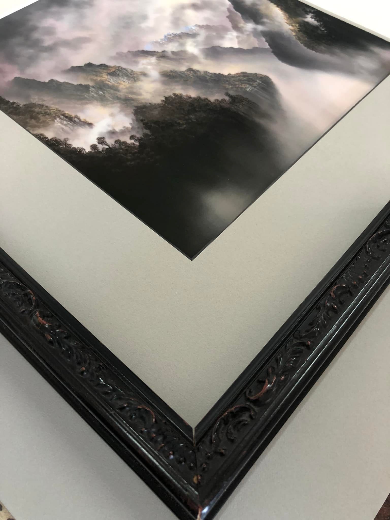 A Picture Frame With A Picture Of A Mountain In It — The Picture Framer In Parramatta Park, QLD