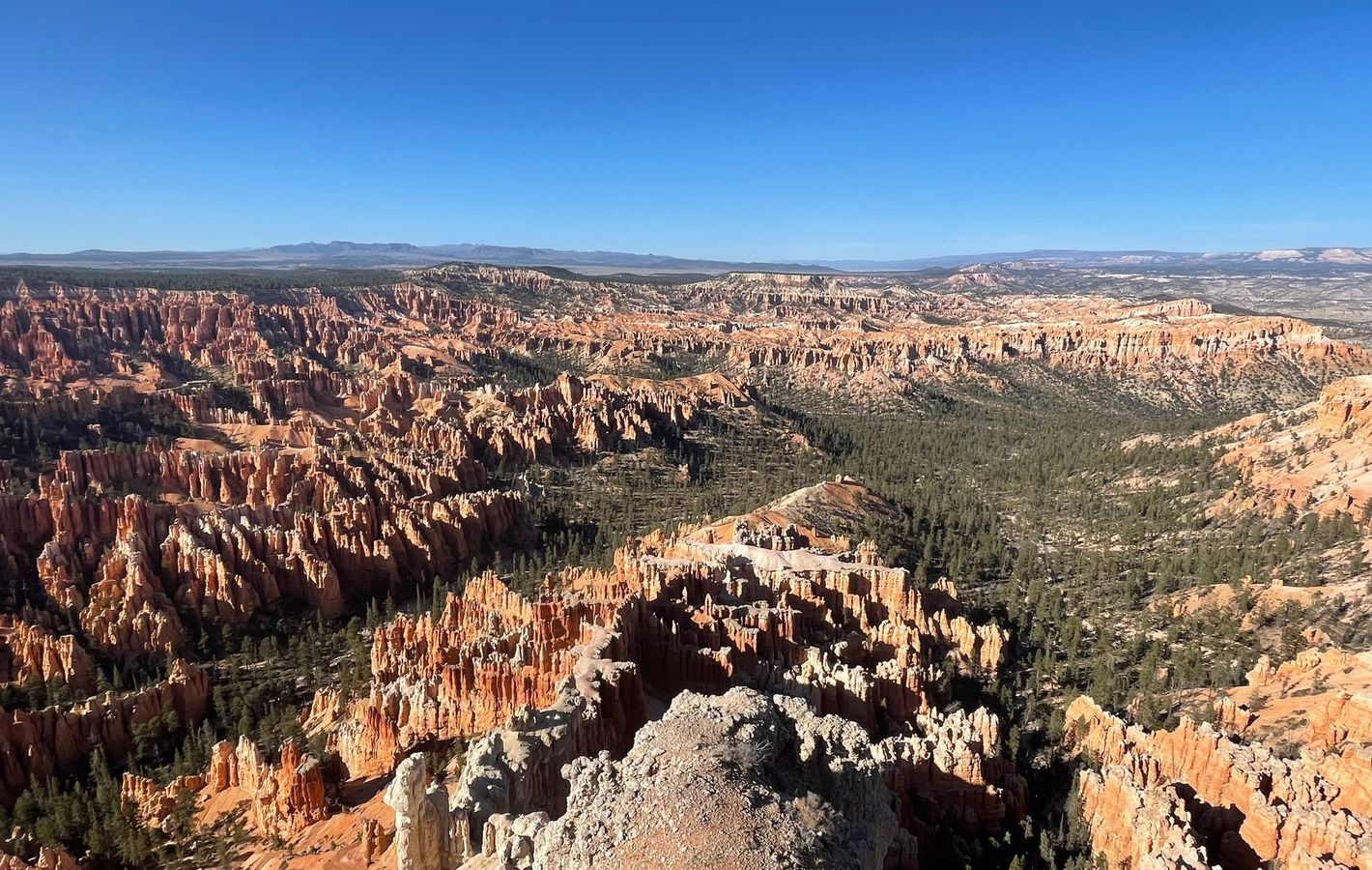 A picture taken from Sunset Point in Bryce Canyon National Park, Utah