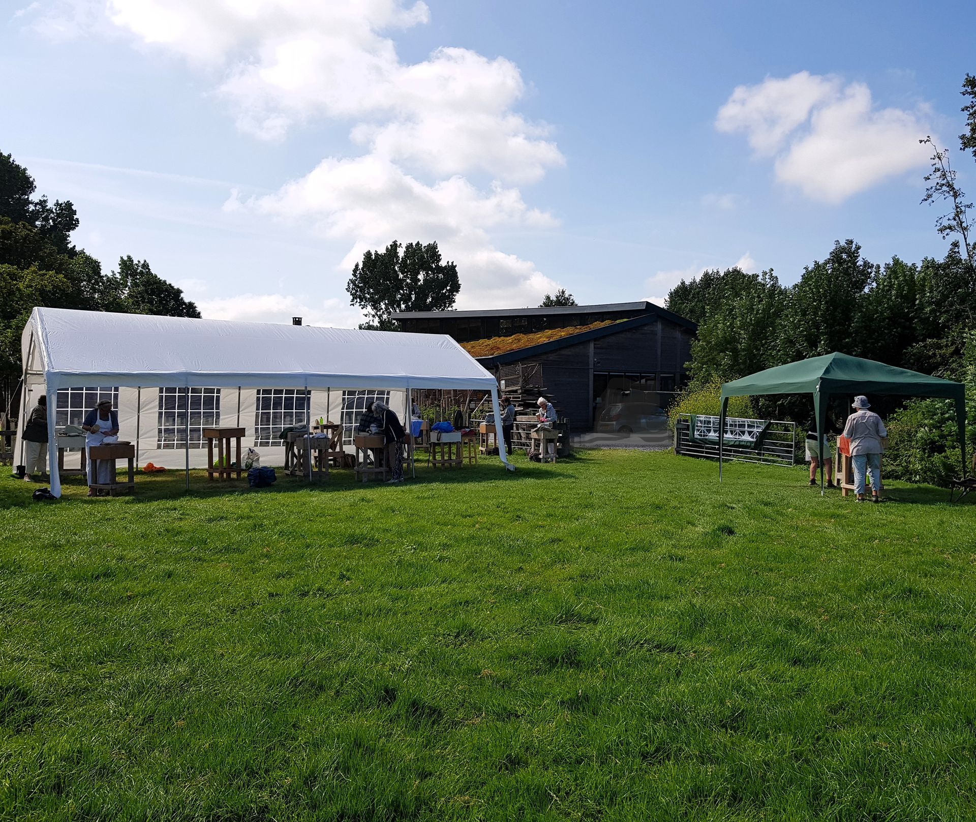 Zomerweek beeldhouwen in Nieuwerbrug a/d Rijn.