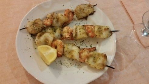 Spiedini di pesce