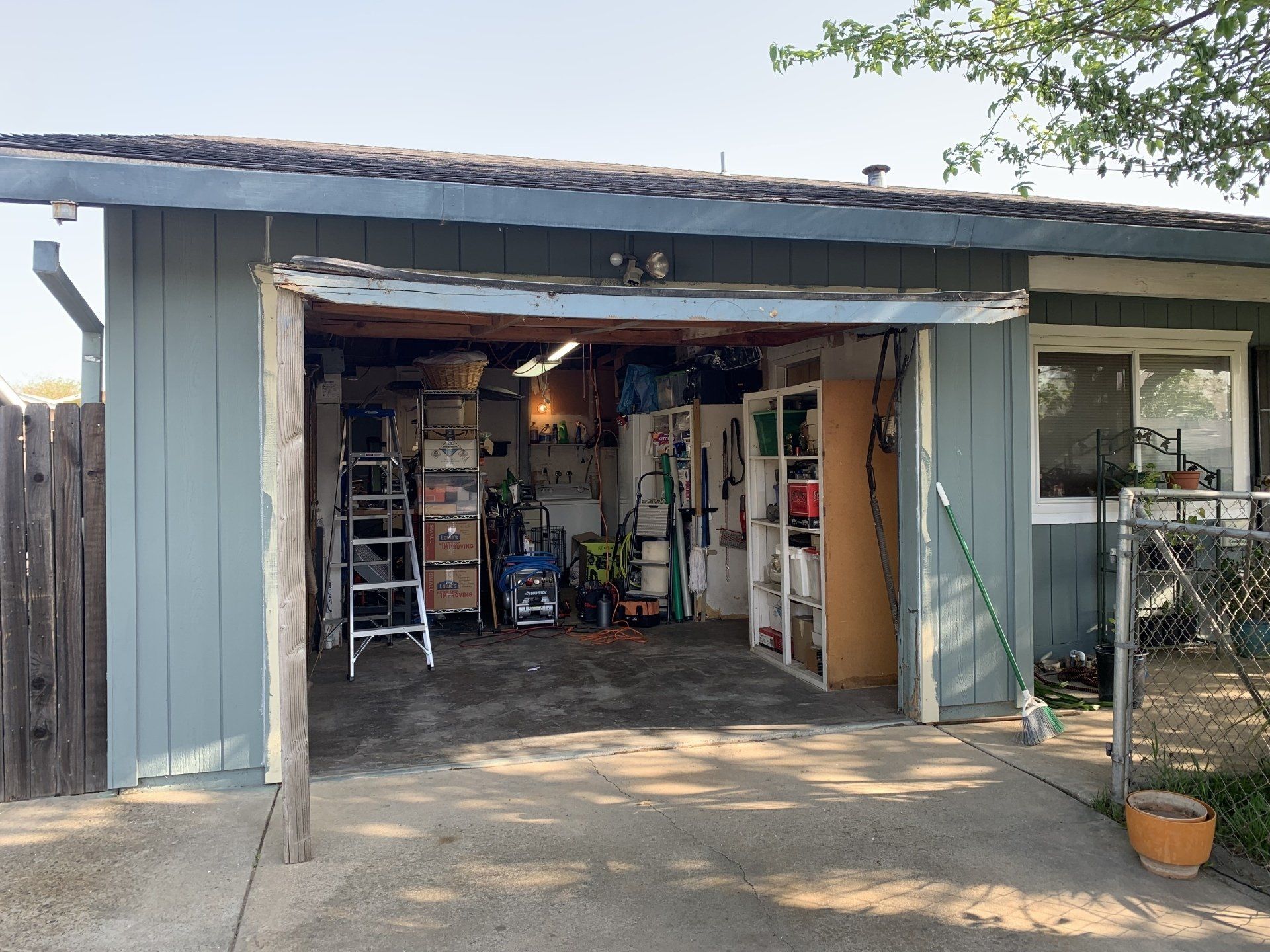 Citrus Heights Garage Door Repair Before Image