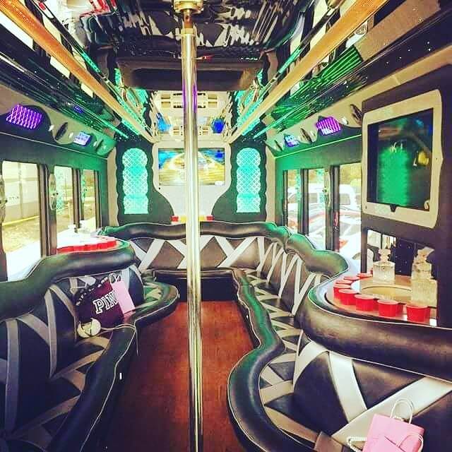 Party bus rental transportation service Indianapolis