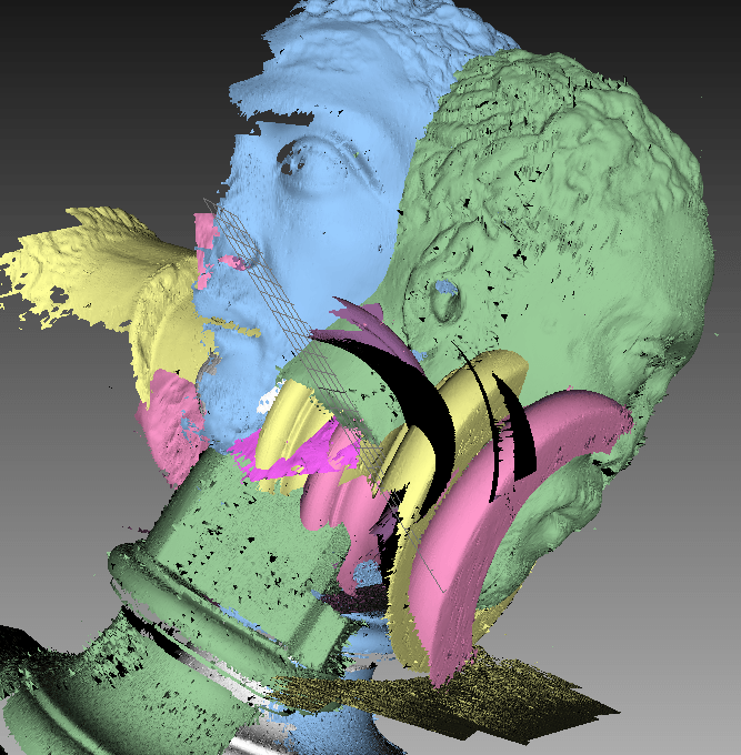 Living Archives Bitter and Sweet project 3D scan of African Head in Royal Cast Collection Denmark