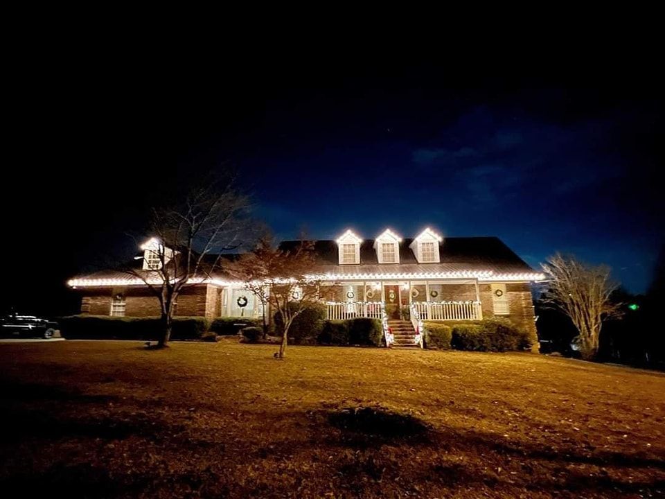 Beautiful Unique House — Trussville, AL — Red Nose Christmas Lights