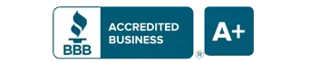 BBB Accredited Business with an A+ rating.