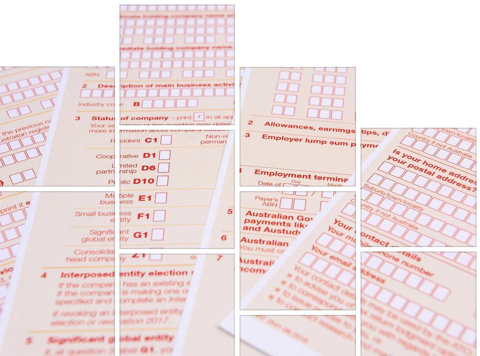 australian tax forms