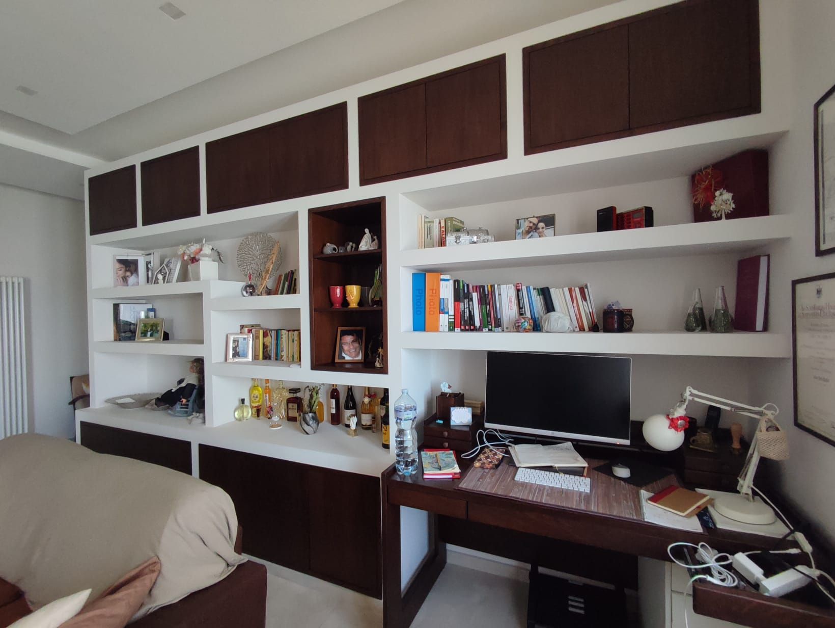 Parete attrezzata per studio