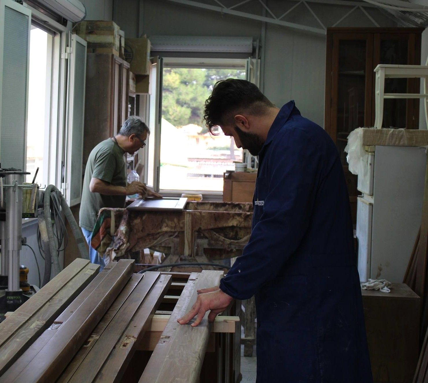 falegnameria, La Casa dell'Artigiano, laccatura, verniciatura, progettazione mobili su misura