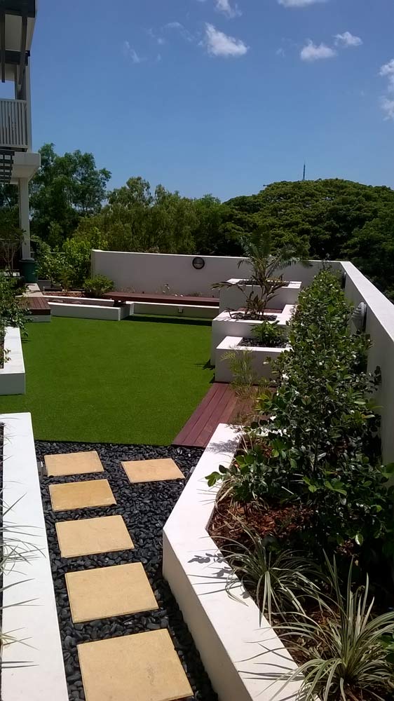 lawn and garden area