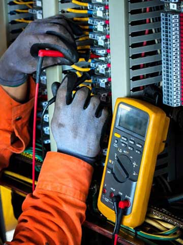 Checking Control Valve — Electricians in Fullerton Cove, NSW