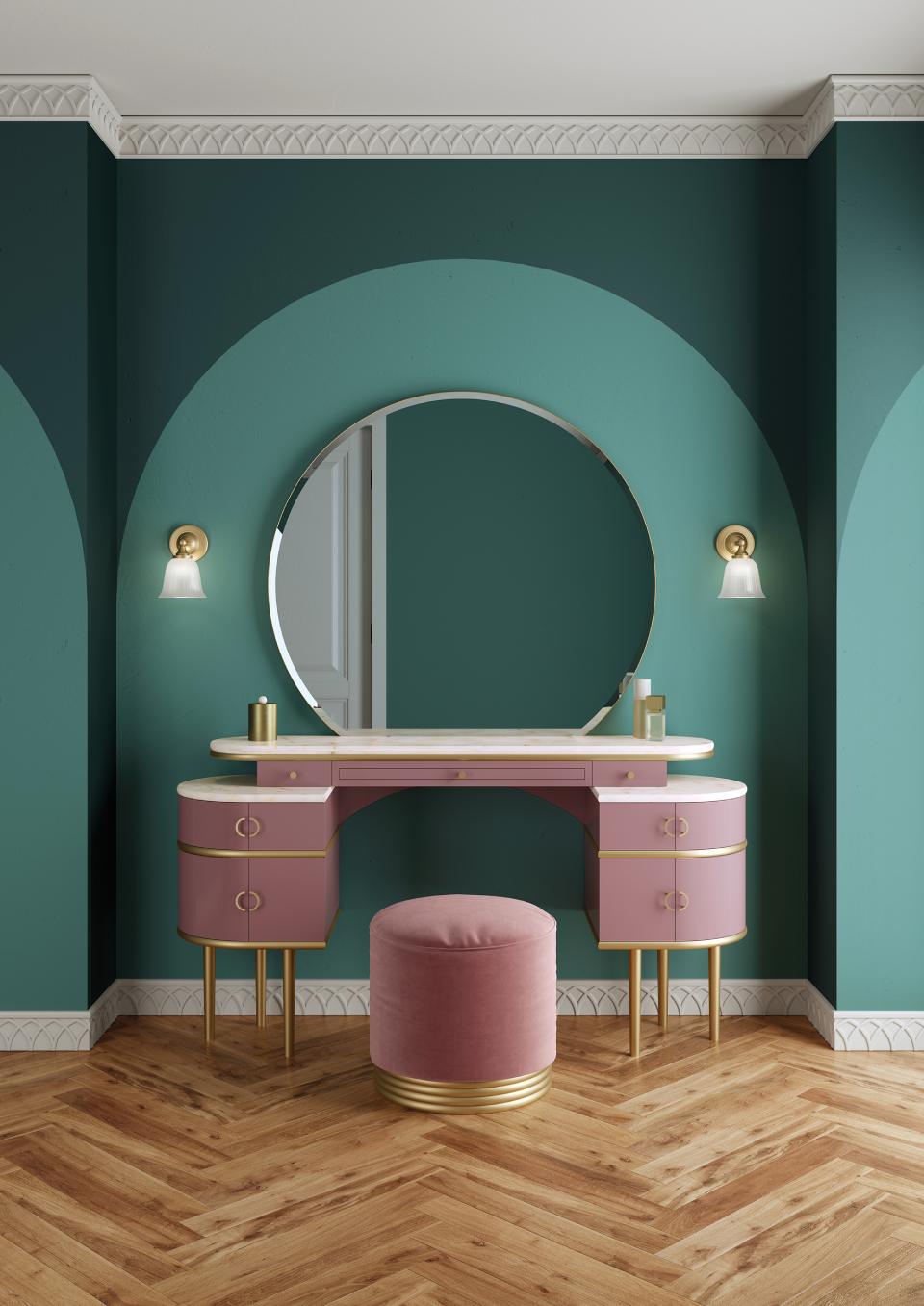 Mobili bagno rosa