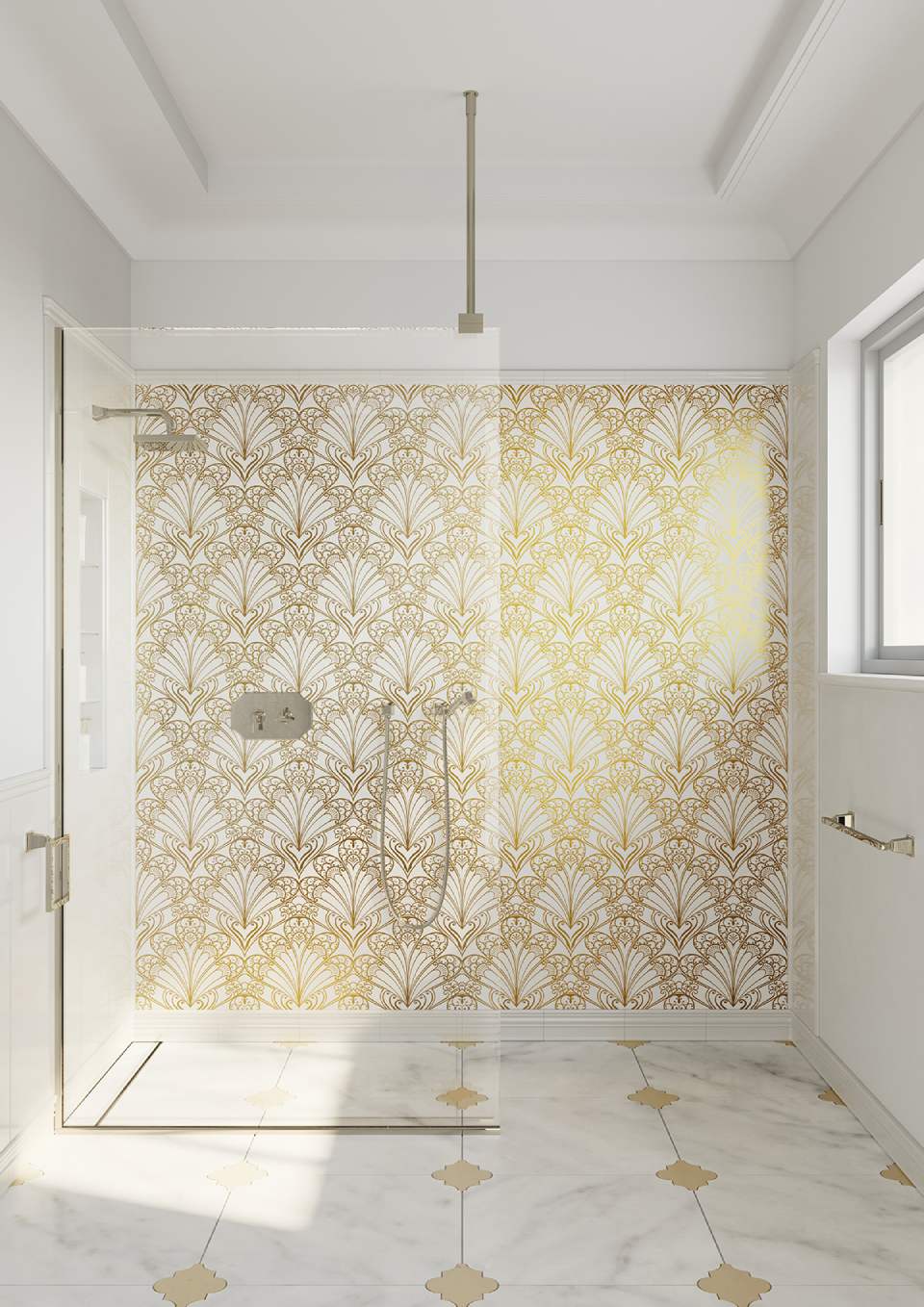 Doccia sfondo classico