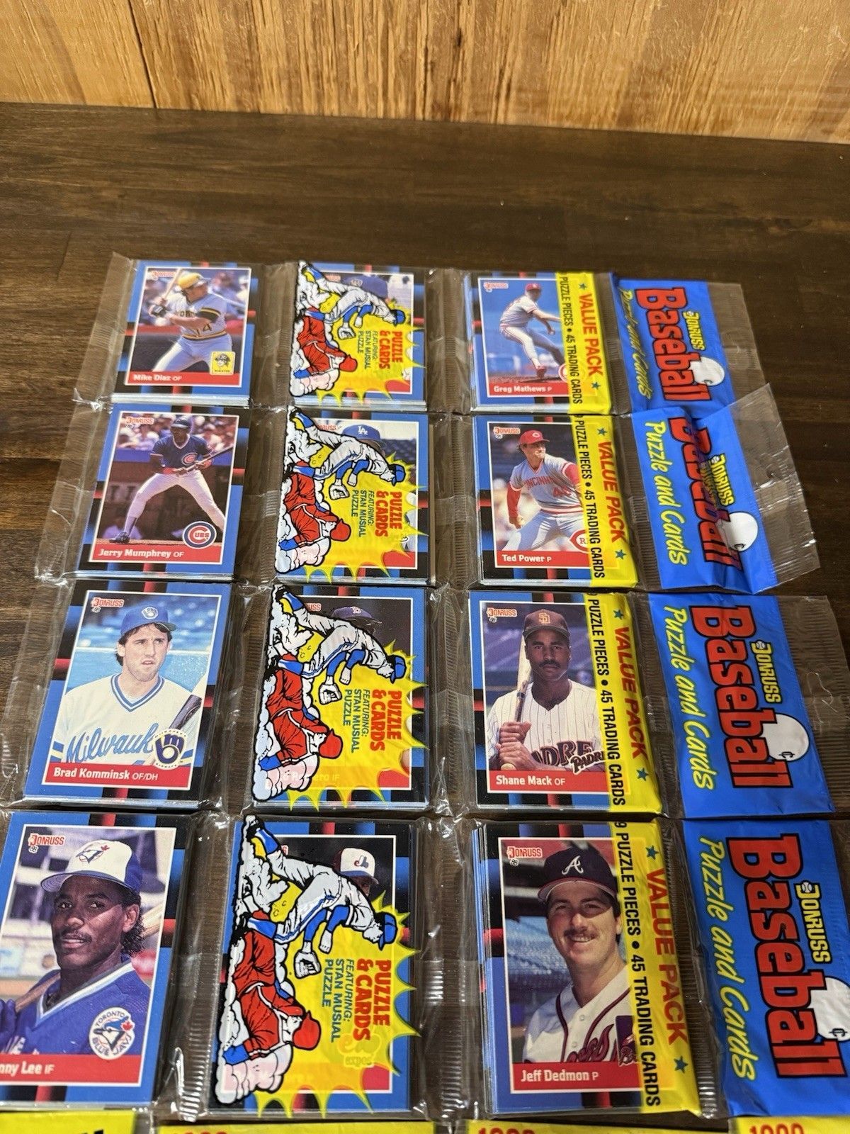 1988 Donruss Value Pack And A’s Team Set Lot
