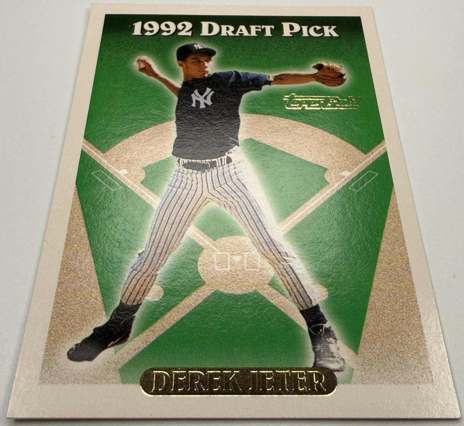 Derek Jeter 1993 Topps Gold Draft Pick RC Yankees HOF