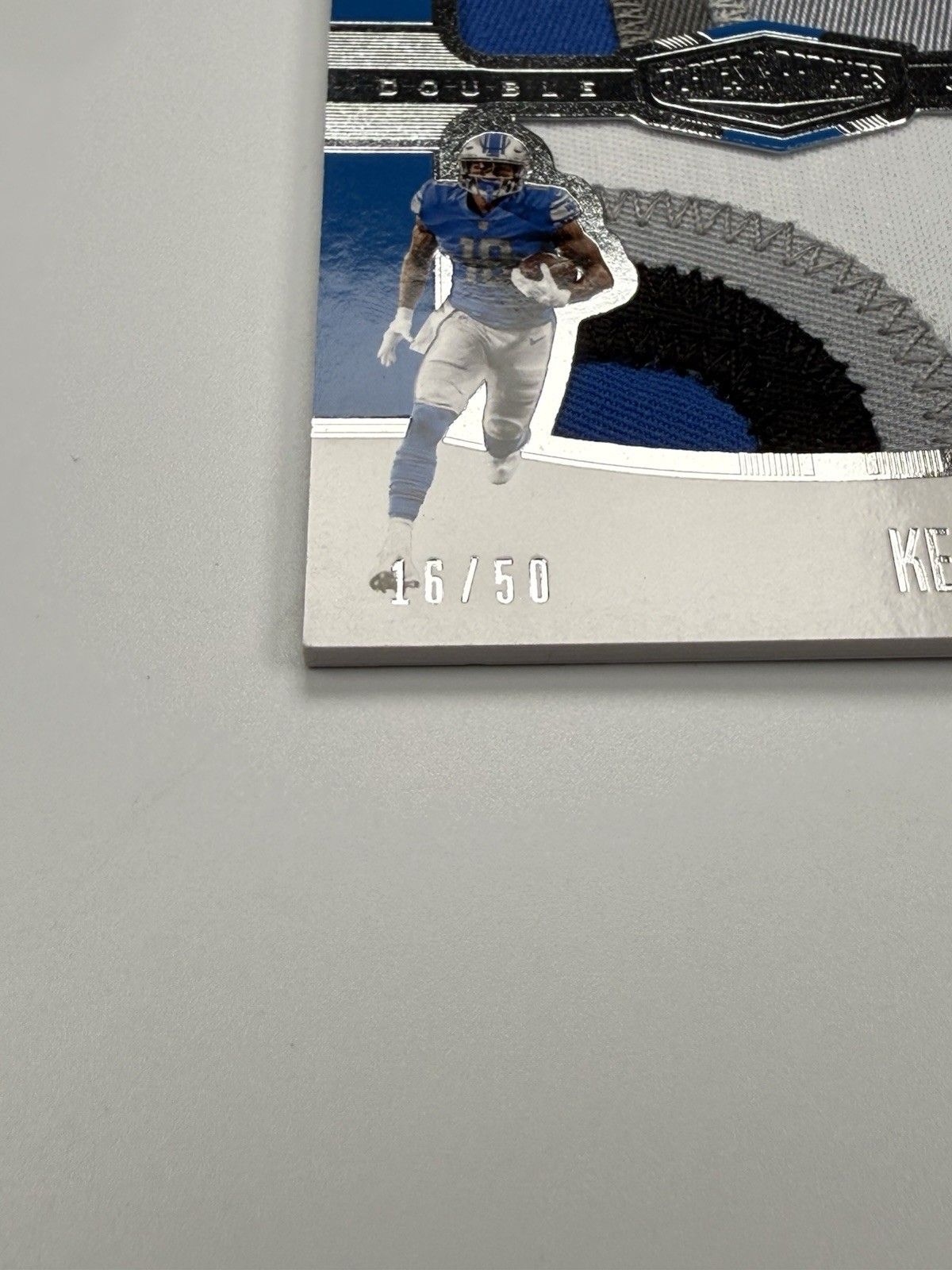 2017 Plates & Patches Stafford Golladay Dual Patch /50 Lions Jumbo #DC-2