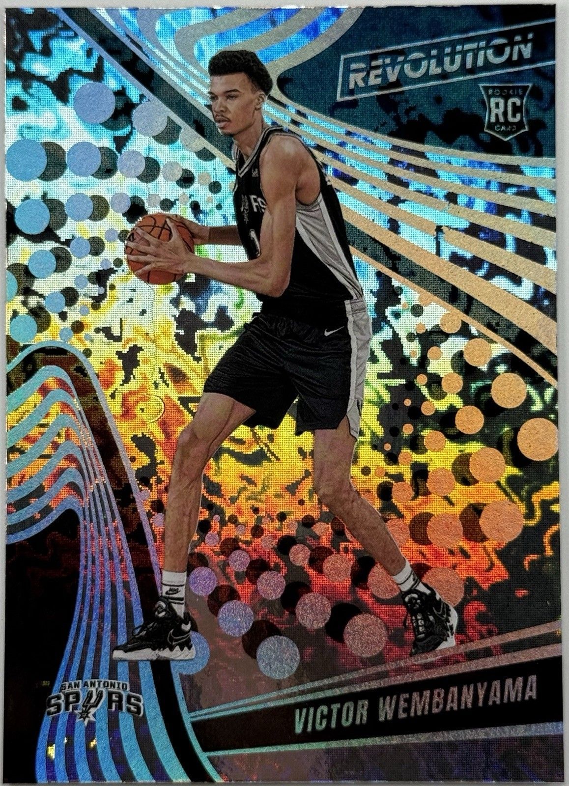 2023-24 Panini Revolution Victor Wembanyama Avalanche RC Rookie #104 Spurs