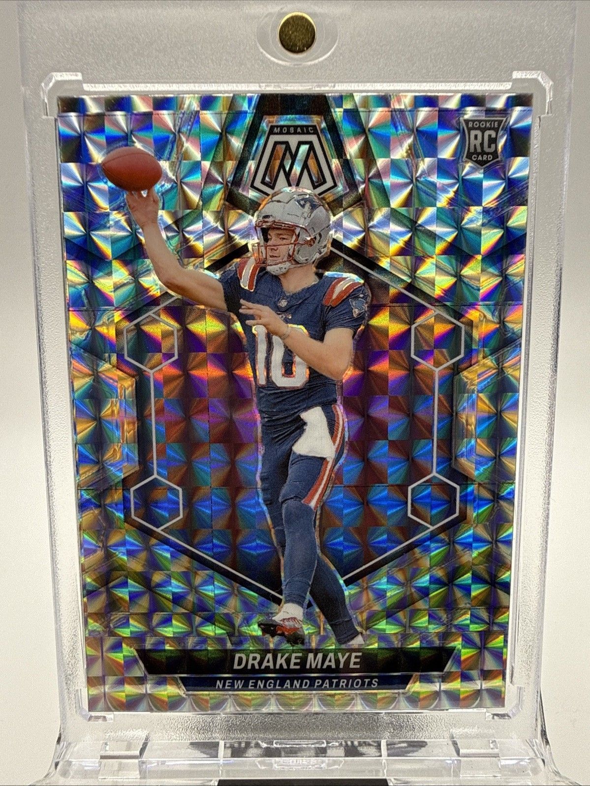 2024 Panini Mosaic - Rookies Drake Maye #303 Mosaic Prizm (RC)