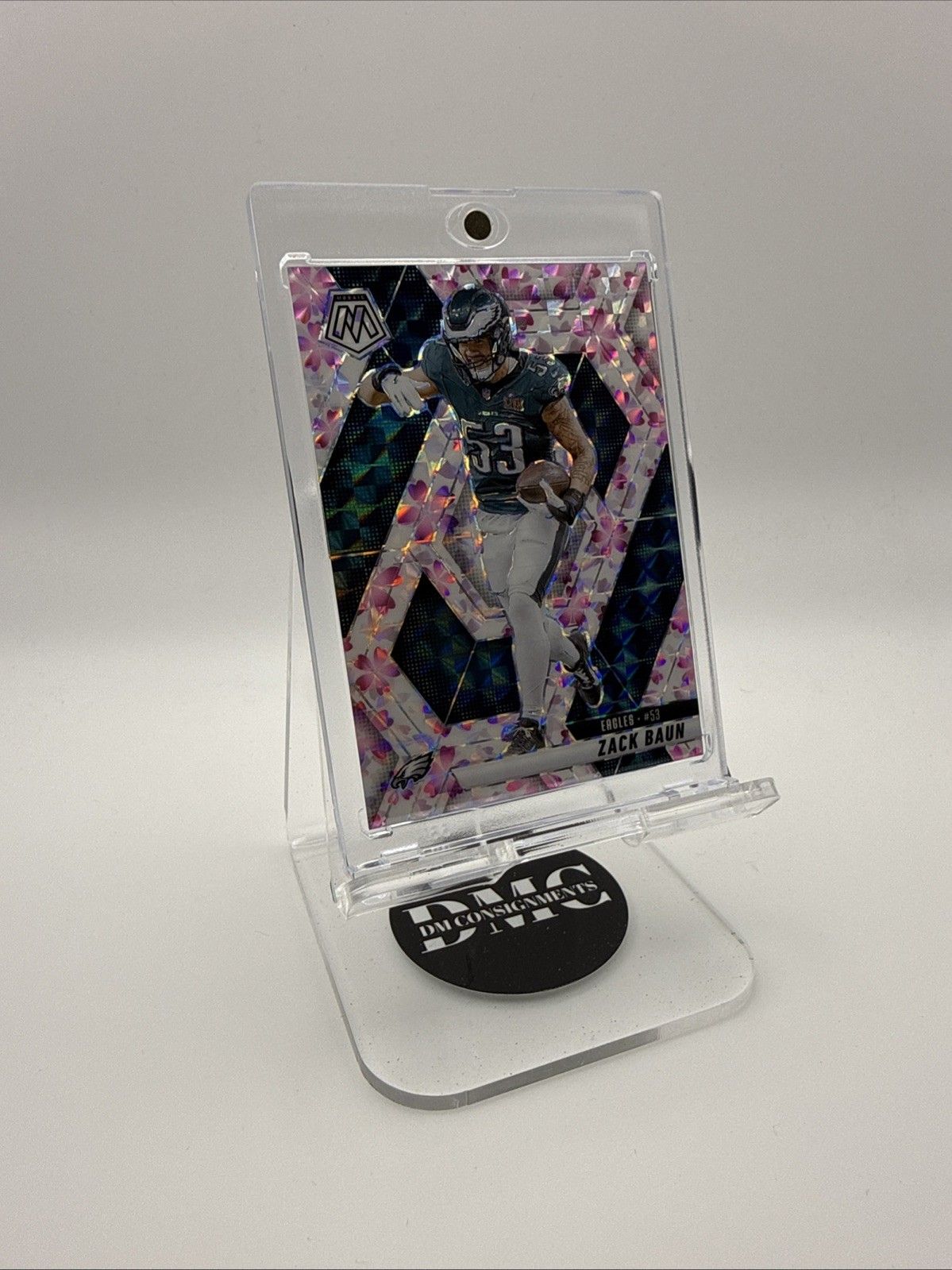 2025 Panini Mosaic Zack Baun Cherry Blossom Prizm 5/20 SSP