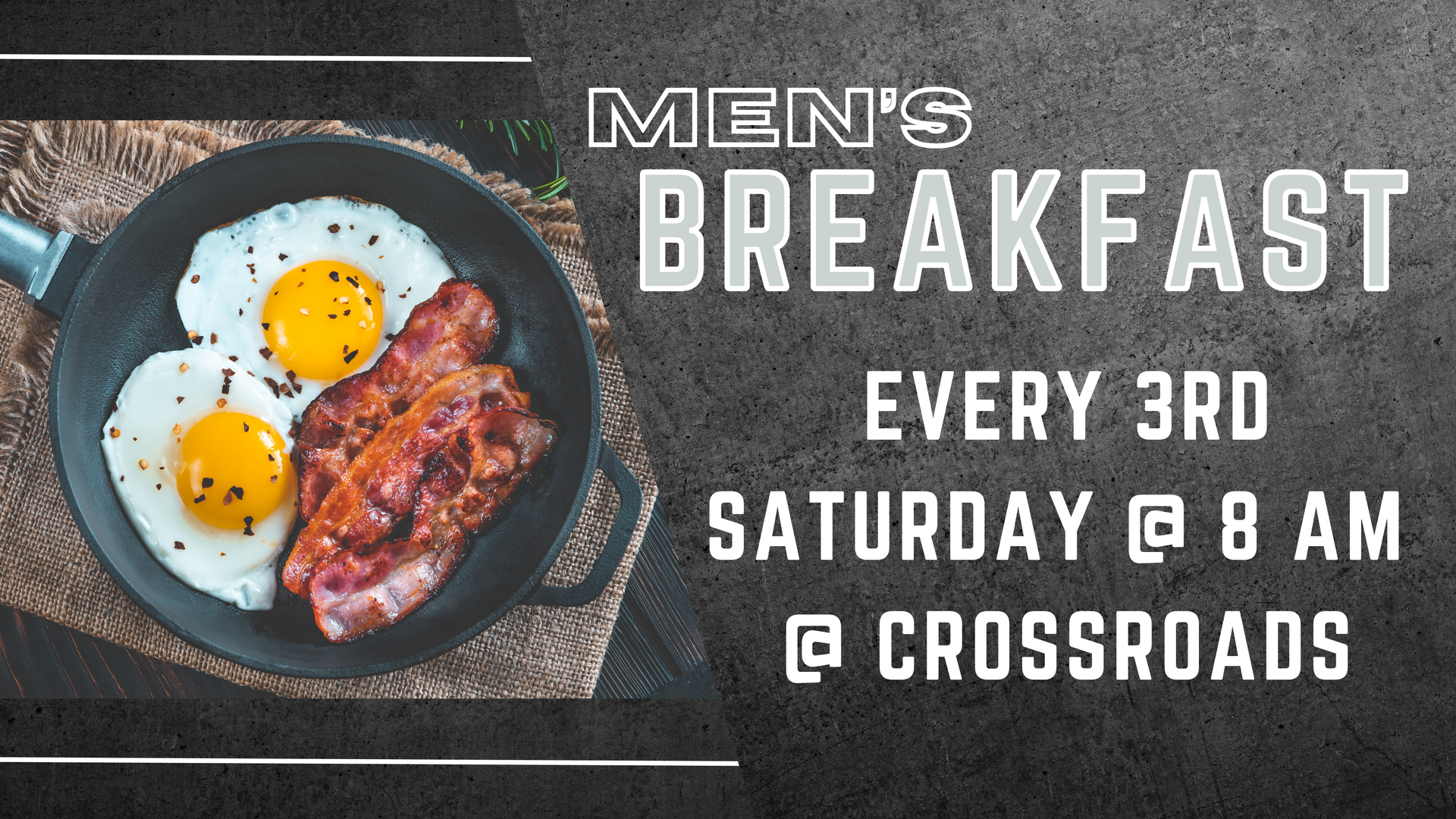 A poster for a men 's group called from pulpit to practice