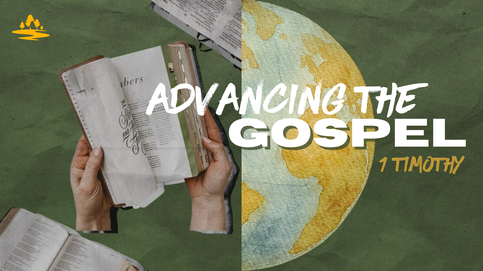 A man is standing in the middle of a desert.