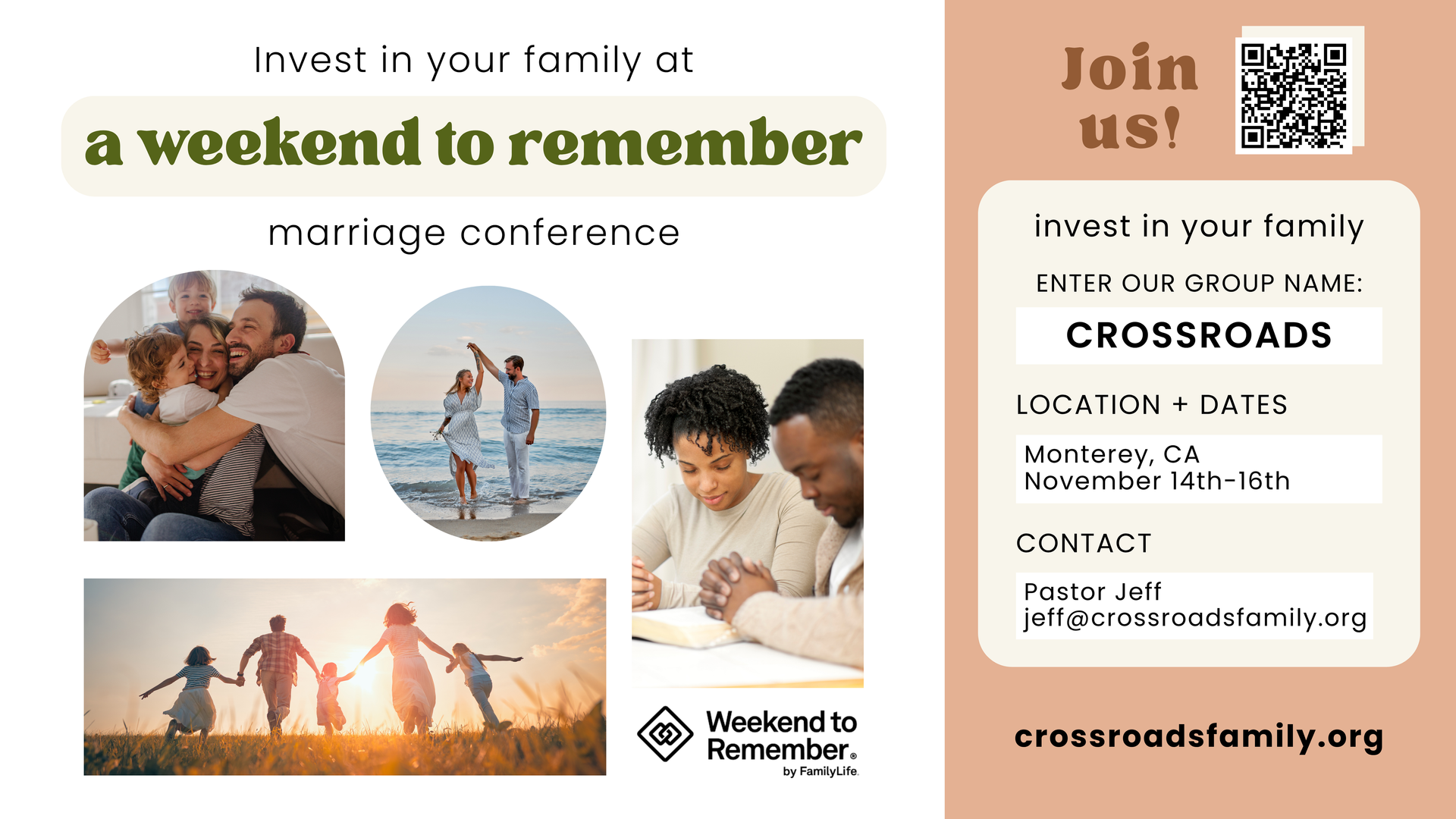 An advertisement for a men 's retreat in 2025