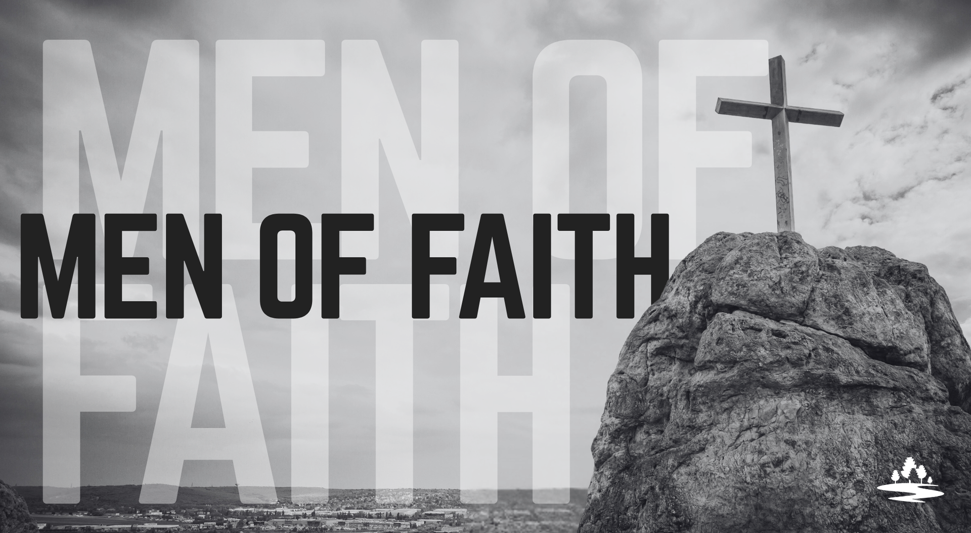 A logo for ladies of grace with a cross and flowers.