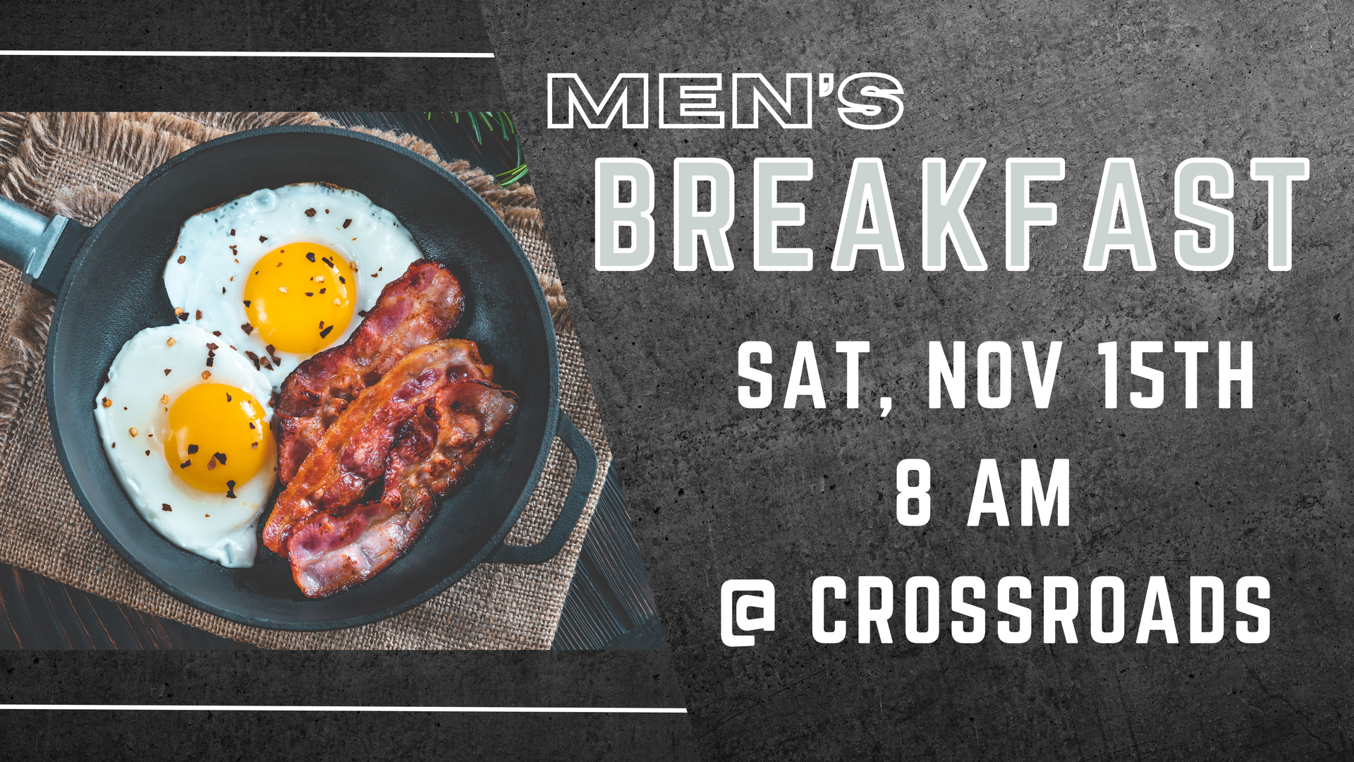 An advertisement for a men 's retreat in 2025