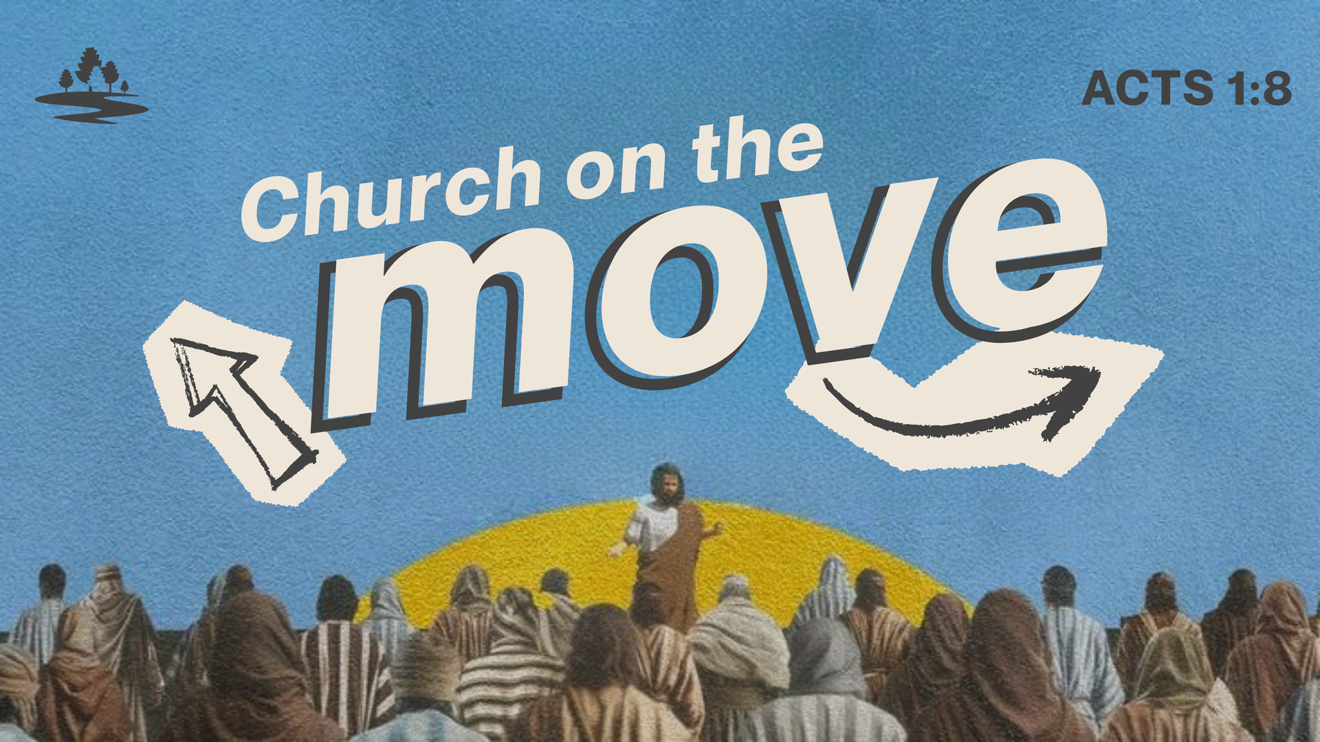 A man is standing in the middle of a desert.