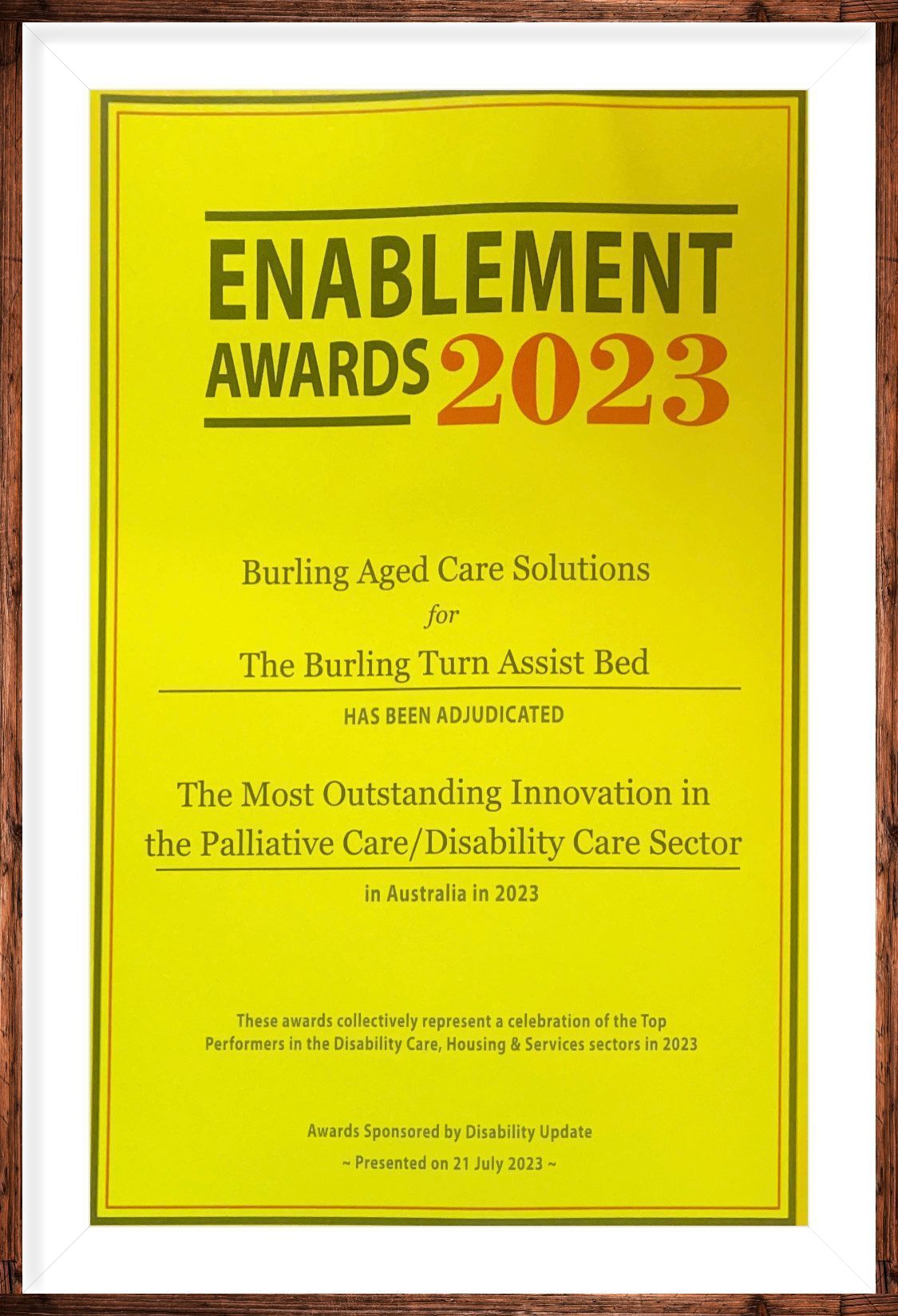 Burling Aged Care Solutions - The Burling Turn Assist Bed