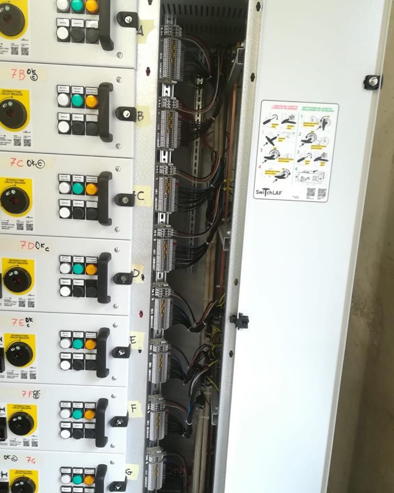 pannello di controllo di un impianto industriale