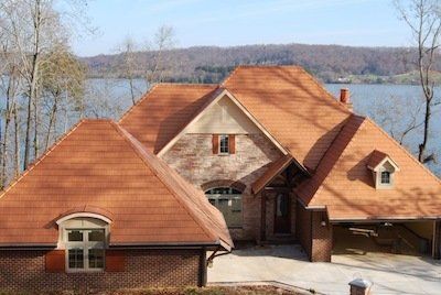 Home with Oxford metal shingle roof
