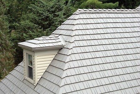 Rustic wood shingle roof