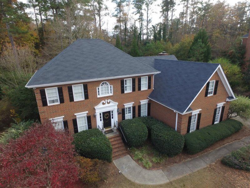 Certainteed X25 Three Tab Shingle in Moire Black, Athens