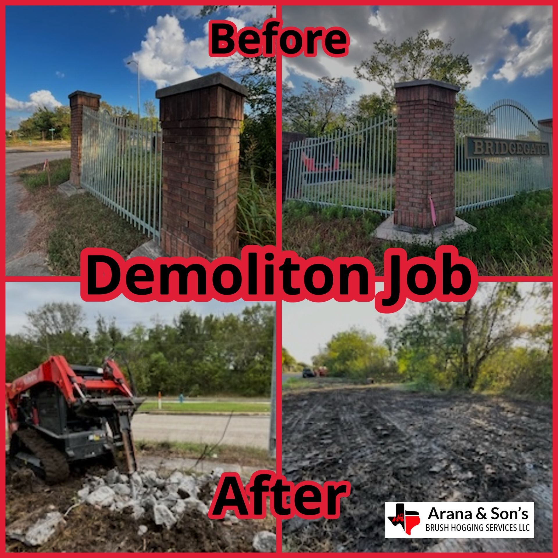 Demolition Before and After