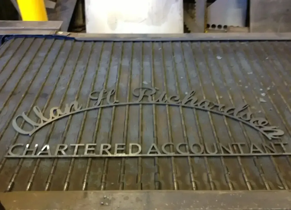 A Sign That Says Chartered Accountant On It — Agriweld Engineering in Dubbo, NSW