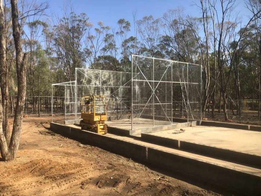 A Large Metal Structure Is Being Built In The Middle Of A Forest — Agriweld Engineering in Dubbo, NSW