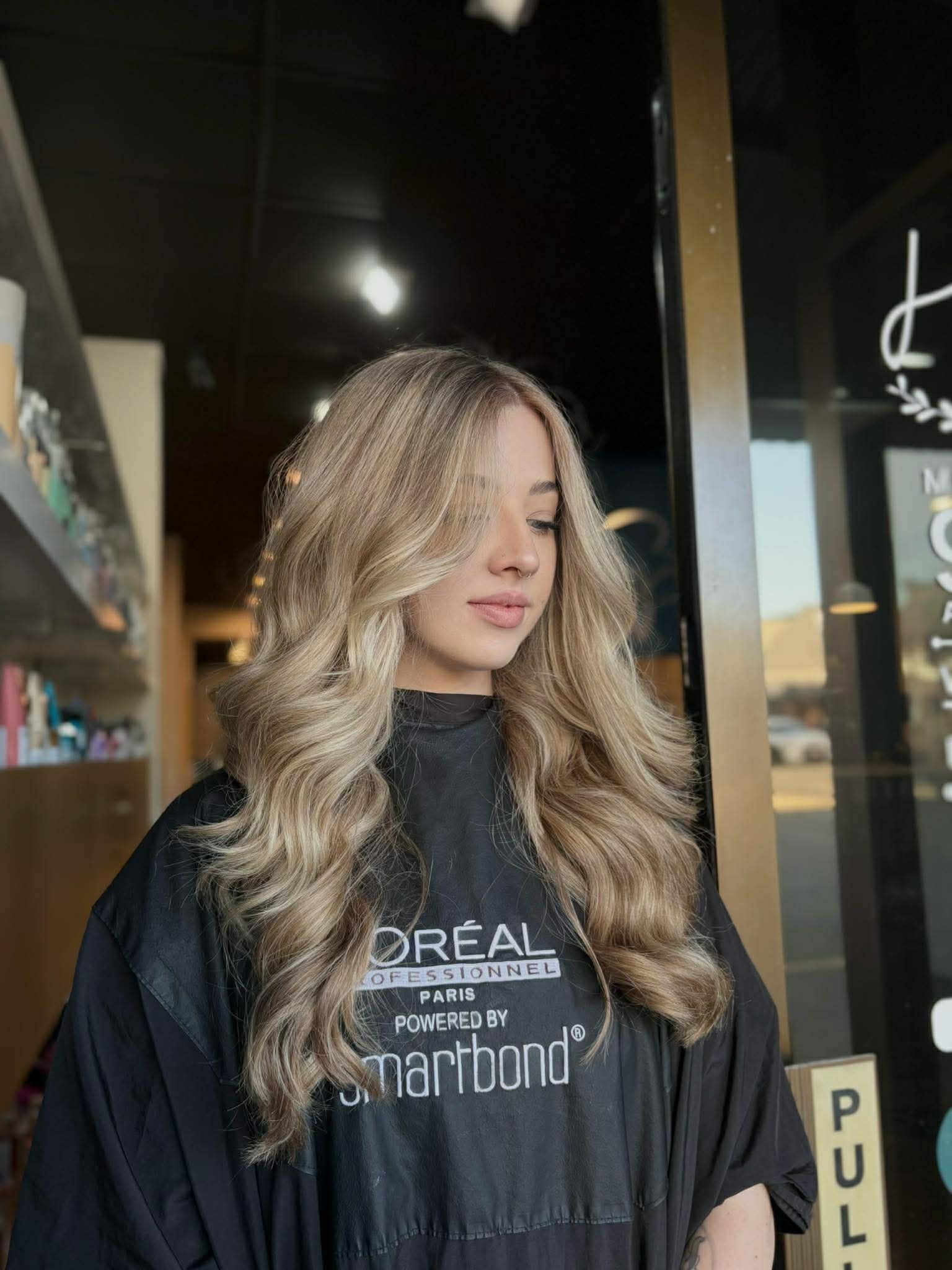 Blonde Bob Hairstyle With Crimped Texture, Viewed From The Back — Gina T Hair & Beauty In Mackay, QLD