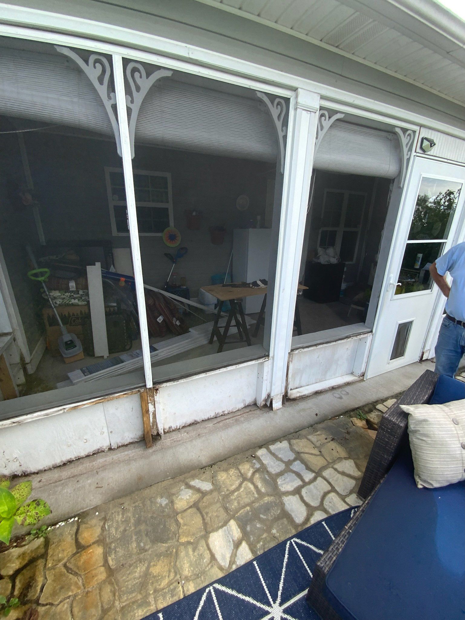 Screen Porch With Board — Rincon, GA — Centaur Home Renovations