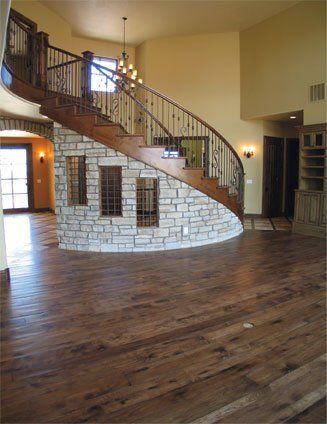 Curved Staircase — Denver, CO — All City Floor Co