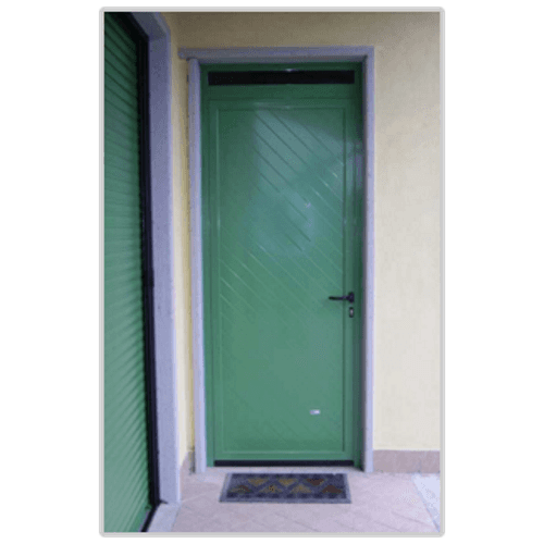 una porta verde