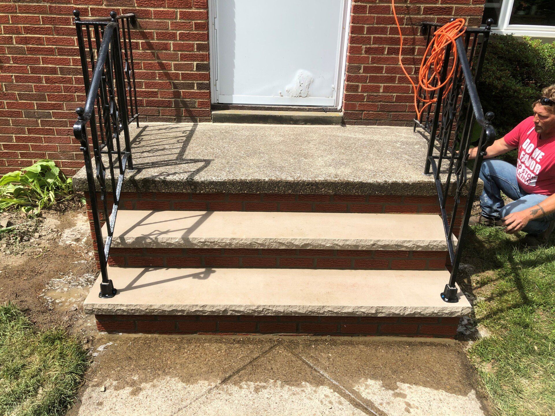 Before Install Railings — Parma, OH — Brick by Brick