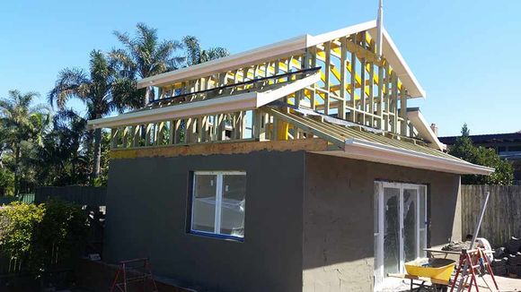 house being renovated